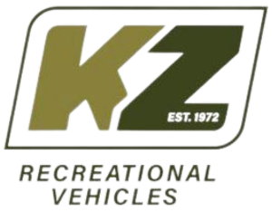 A green and white logo of recreational vehicles.