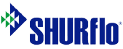 A blue word that is in the shape of shure.